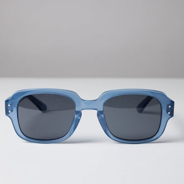 Large - New York Eye_rish, "The Downings." Baby Blue Frame with Grey Lenses 