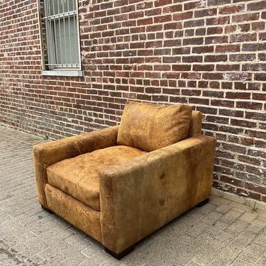 Rustic Leather Armchair