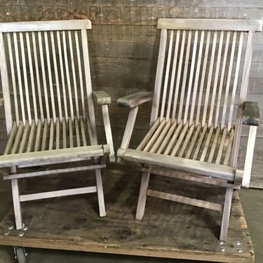 Teak Chic Outdoor Chair Pair (Tacoma)