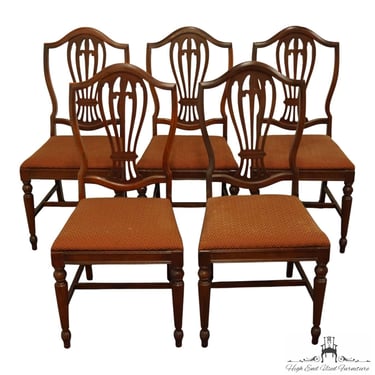 Set of 5 Vintage Antique Duncan Phyfe Mahogany Dining Side Chairs 166-75 