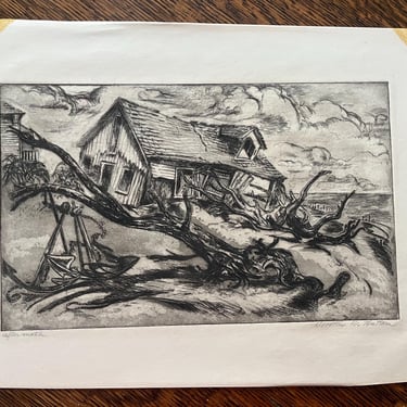 Signed Original Art “The Aftermath” by Dorothy W. Hutton 