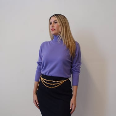 90s Amethyst Cozy Cashmere Sweater