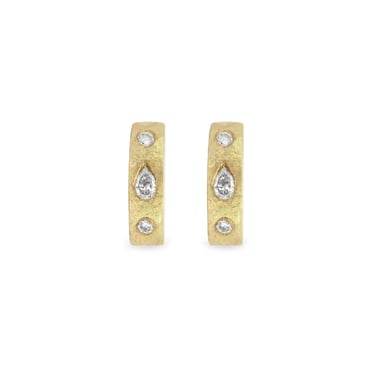 Raised Diamond Studs