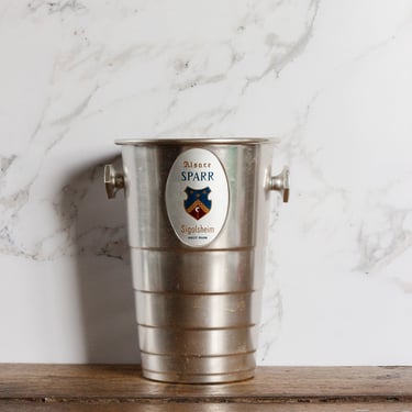 midcentury french tall alsace champagne bucket