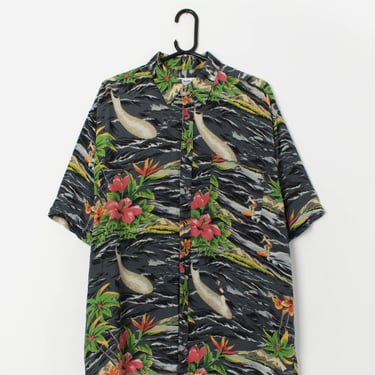 Vintage Hawaiian surfer shirt - Large 