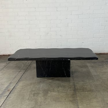 Scalloped Marble coffee table 