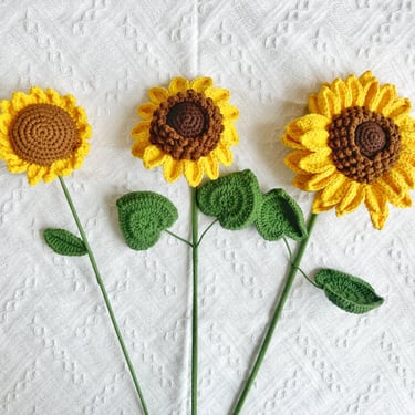 Crochet Double-layer Sunflower