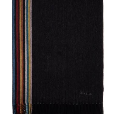 Paul Smith Cashmere Scarf With Signature Stripe Pattern Men