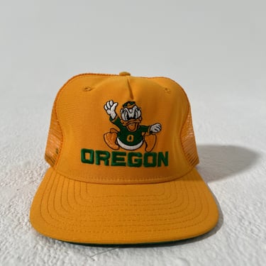 Vintage Oregon Ducks 'New Era Pro Model' Mesh Trucker Snapback hat