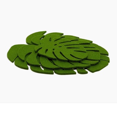 graf lantz | Monstera Leaf Trivet - Loden Green