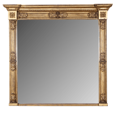 Large Neoclassical Gilt Mirror