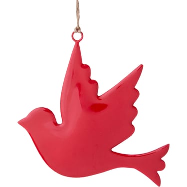 STH Red Enamel Dove Ornament