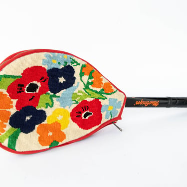 Embroidered Tennis Racket Cover 