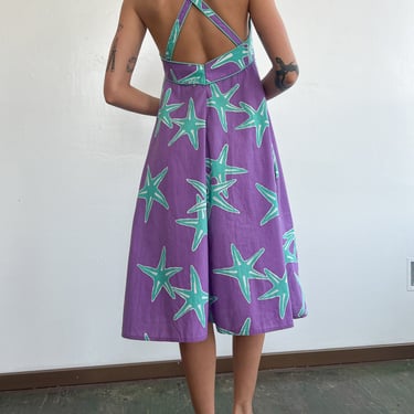 Periwinkle Starfish Print Sundress (S)