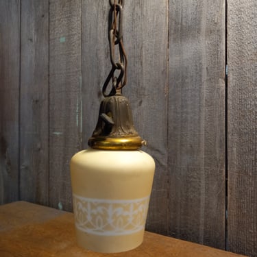 Antique Pendant Light, 4.25 x 4.5