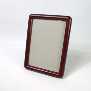 Mid Century Rosewood Picture Frame for 5 x 7 Image Vintage Two Way Easel Back Table Top Horizontal Vertical Hanging Gallery Wall Photography 