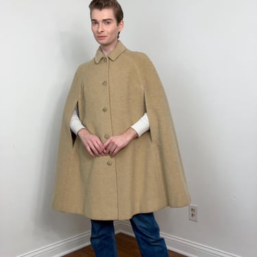 60s / 70s Pendleton wool camel cape 