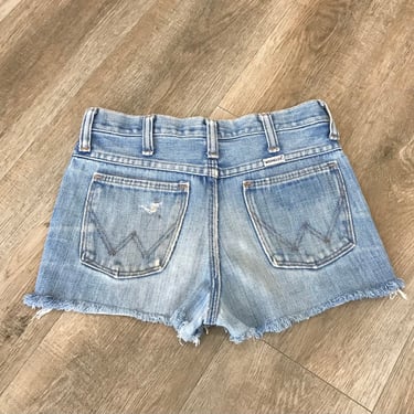 Wrangler 70's Vintage Cut Off Jean Shorts / Size 22 XXS 