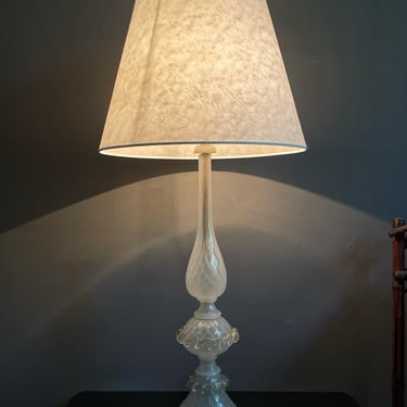 Italian Original Murano Table Lamp  / Holywood Regency Table Lamp / Table Lamp 1970s / 85cm / Large and Elegant Table Lamp 