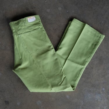 70s Deadstock Western Green Pants