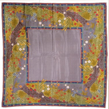 Persian Garden Scarf / Metropolitan Museum Of Art / Silk Scarf 