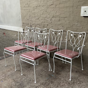 Set of 6 Vintage Patio Chairs