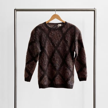 Brown Wool Mohair Sweater