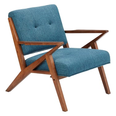 "Rocket" Lounge Chair in Blue