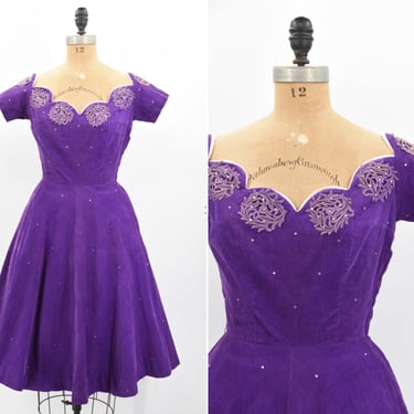 1950s Orchid Delivery dress 