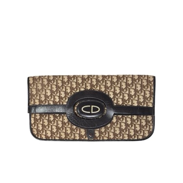 Dior Vintage Brown Monogram Clutch