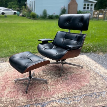 Vintage Plycraft Eames Chair & Ottoman