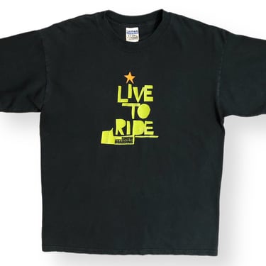 Vintage 90s/Y2K Transworld Snowboarding Magazine “Live to Ride” Graphic T-Shirt Size Medium/Large 