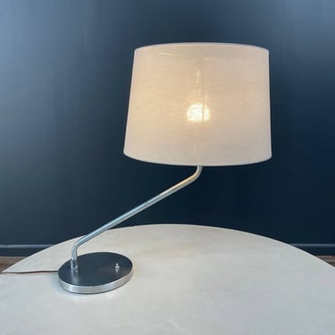 Mid-Century Modern Chrome Table Lamp, c.1970’s 