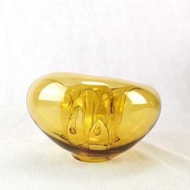 Vintage Blown Glass Sculpture 