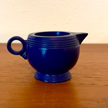 Genuine Fiesta Cobalt Blue Collectible Miniature Teapot 