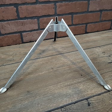 Vintage Silver Clamp Style Christmas Tree Stand 