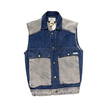 (S) Two-Toned Denim Palmetto's Vest 081222 JF