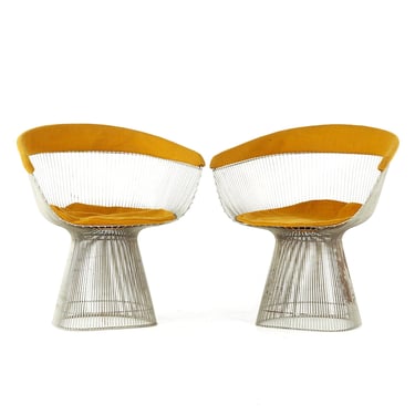 Warren Platner for Knoll Mid Century Dining Chairs - Pair - mcm 
