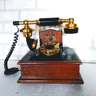 VINTAGE Rotary Phone, Victorian, Shabby Chic Decor 