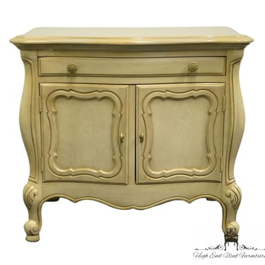 THOMASVILLE FURNITURE Ecole Francais Collection French Provincial Cream / Off White 28" Cabinet Nightstand 475-13 