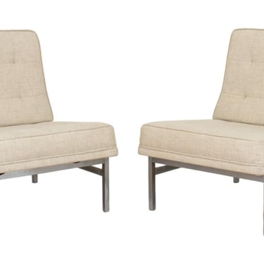 Florence Knoll Mid-Century Modern Chairs, Pr