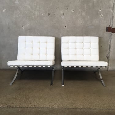 Pair of Barcelona Style Chairs