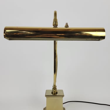 1950's Brass Treble Clef Desk Lamp