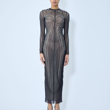 Jean Paul Gaultier Women Mesh Maxi Dress