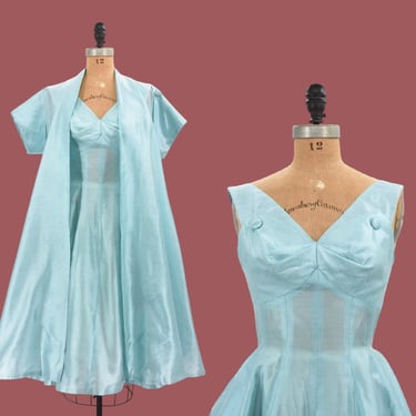 1950s Ice Majesty dress & jacket set 