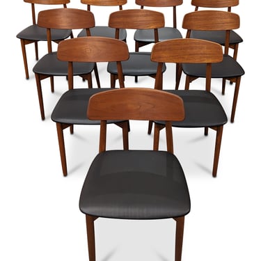 10 Harry Ostergaard Teak Chairs - 1023110b