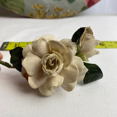 Vintage millinery flowers~ Floral adornment sewing hats hair decor antique silk flowers assorted 30’s 40’s 50’ 60’s tiny gardenia 