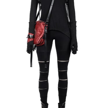 Kun Red Leather Bag