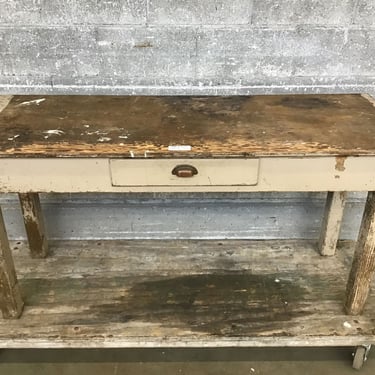 Vintage Fir Work Table (Seattle)