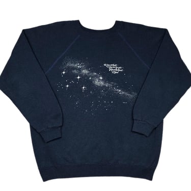 Vintage 80s “The Stars At Night Are Big And Bright Deep In The Heart Of Texas” Country Music Style Crewneck Sweatshirt Size Large 